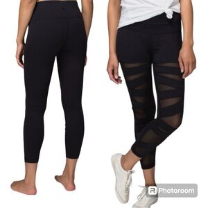 Lululemon | High Times Crop Tech Mesh Black